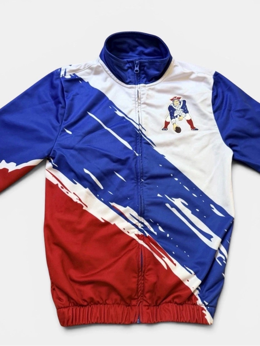 Mitchell & Ness Red White Blue Kids Track Jacket
